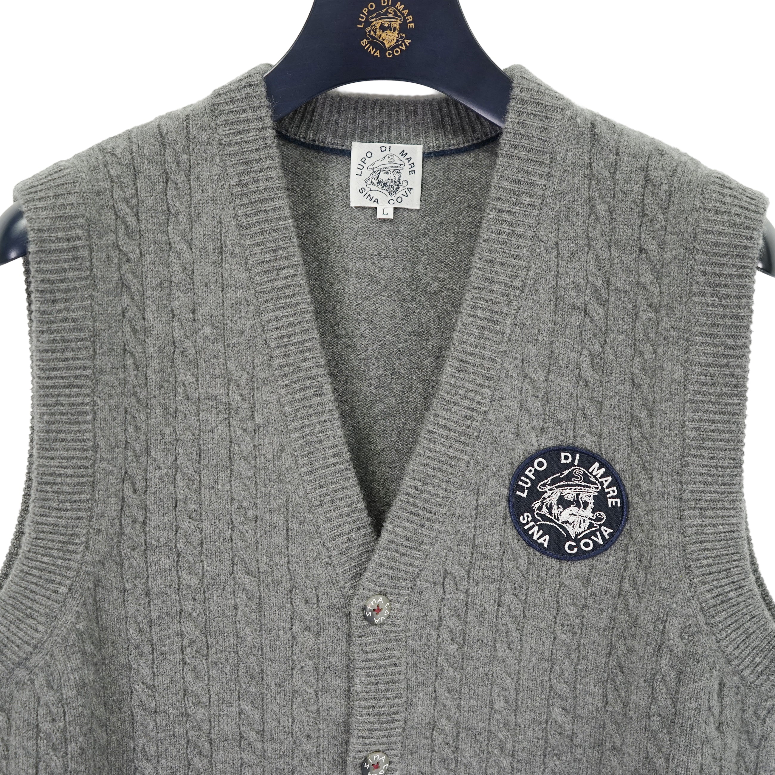 カシミヤ100％ ニットベスト 25222528