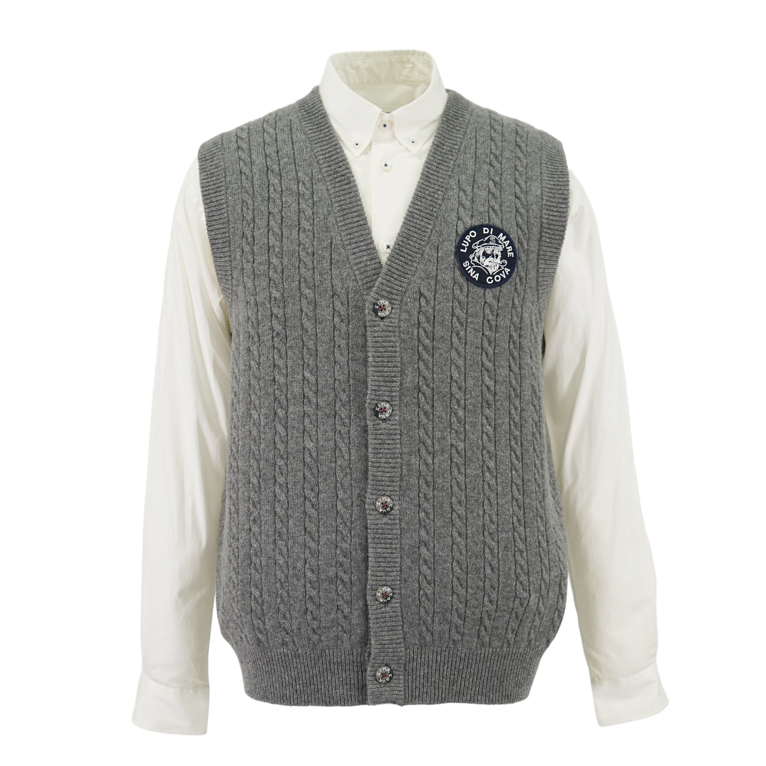 カシミヤ100％ ニットベスト 25222528