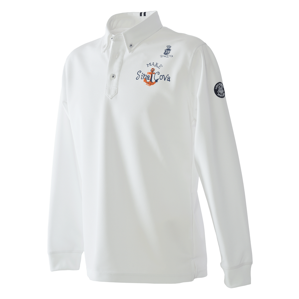 King-size Long-sleeve Polo Shirt 26210016