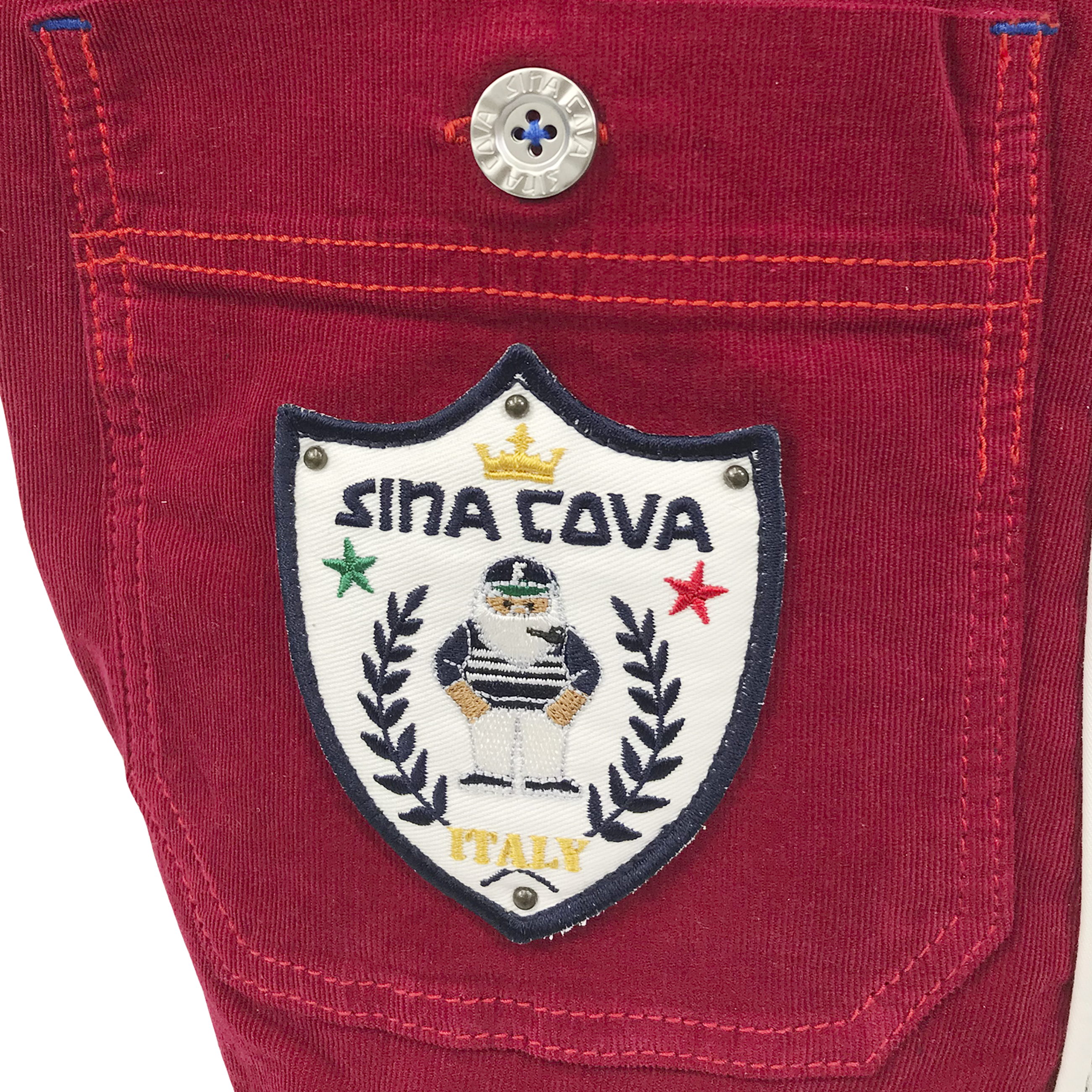 [Official] SINA COVA [One of a kind] Remade tote bag Red x White 10070123