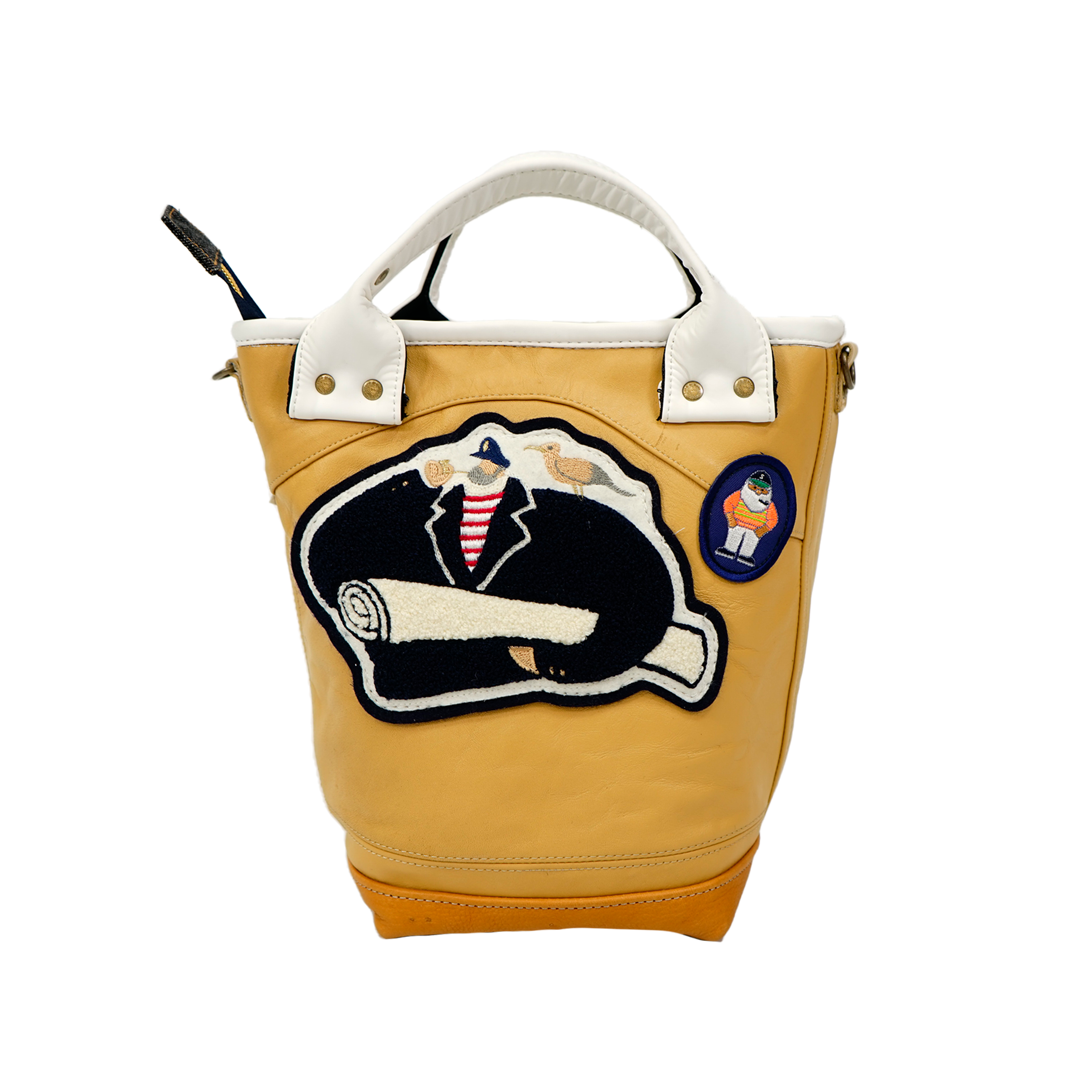 [Official] SINA COVA [One of a kind] Remade tote bag (leather) brown 10070129