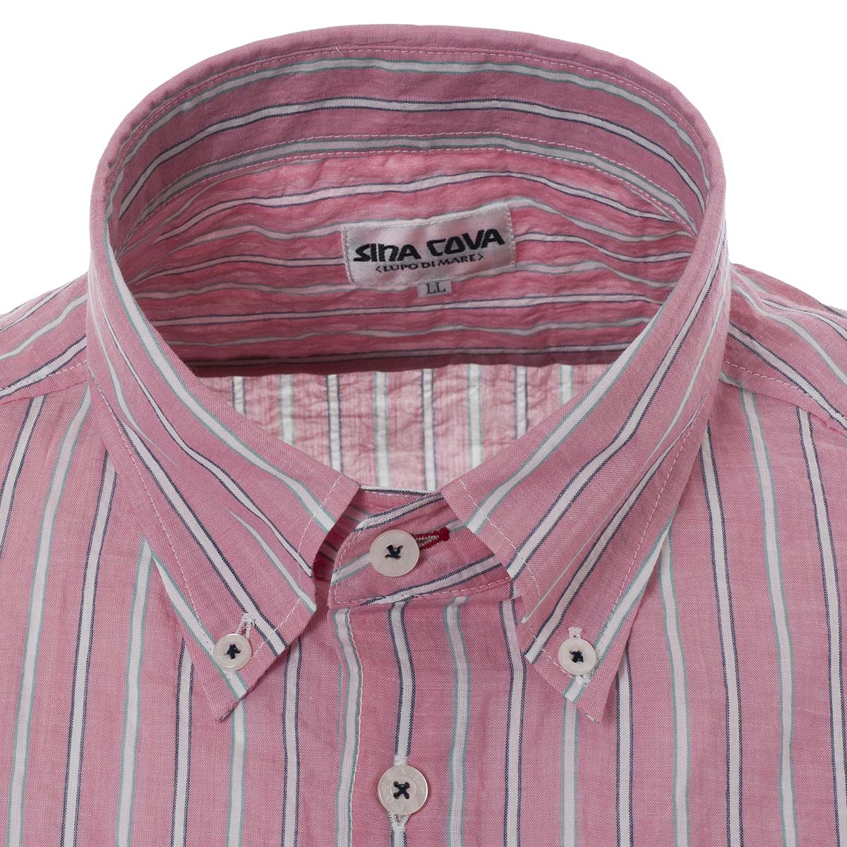 Short -sleeved button down shirt 20134530