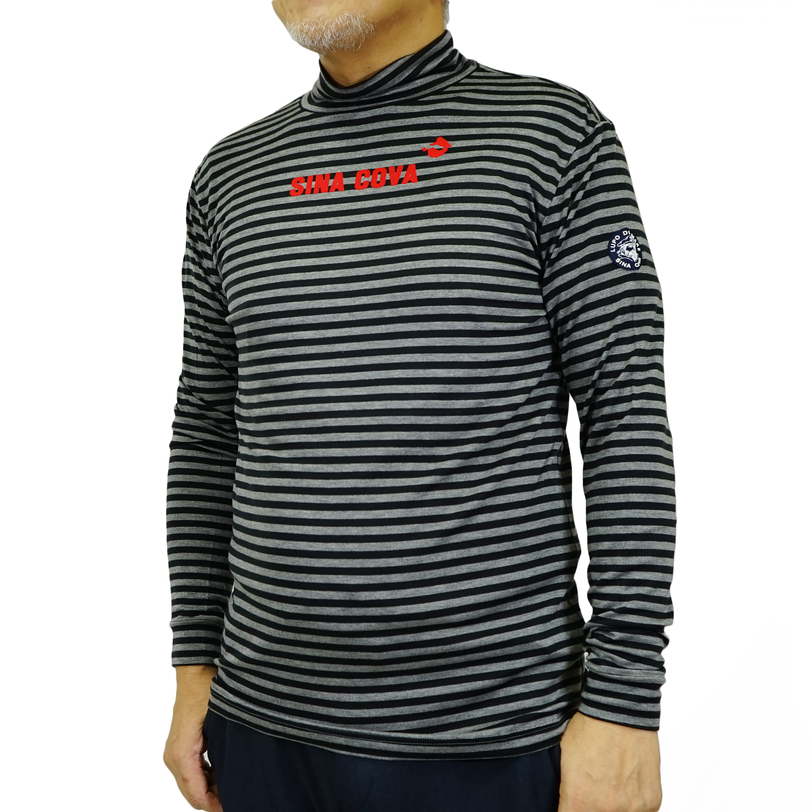 【アウトレット】長袖オフタートルTシャツ　21250010