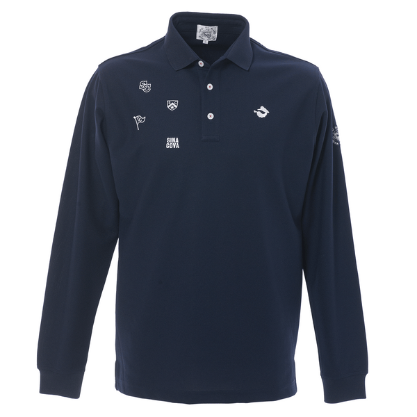 SINA COVA Long Sleeve Polo Shirt 22250020