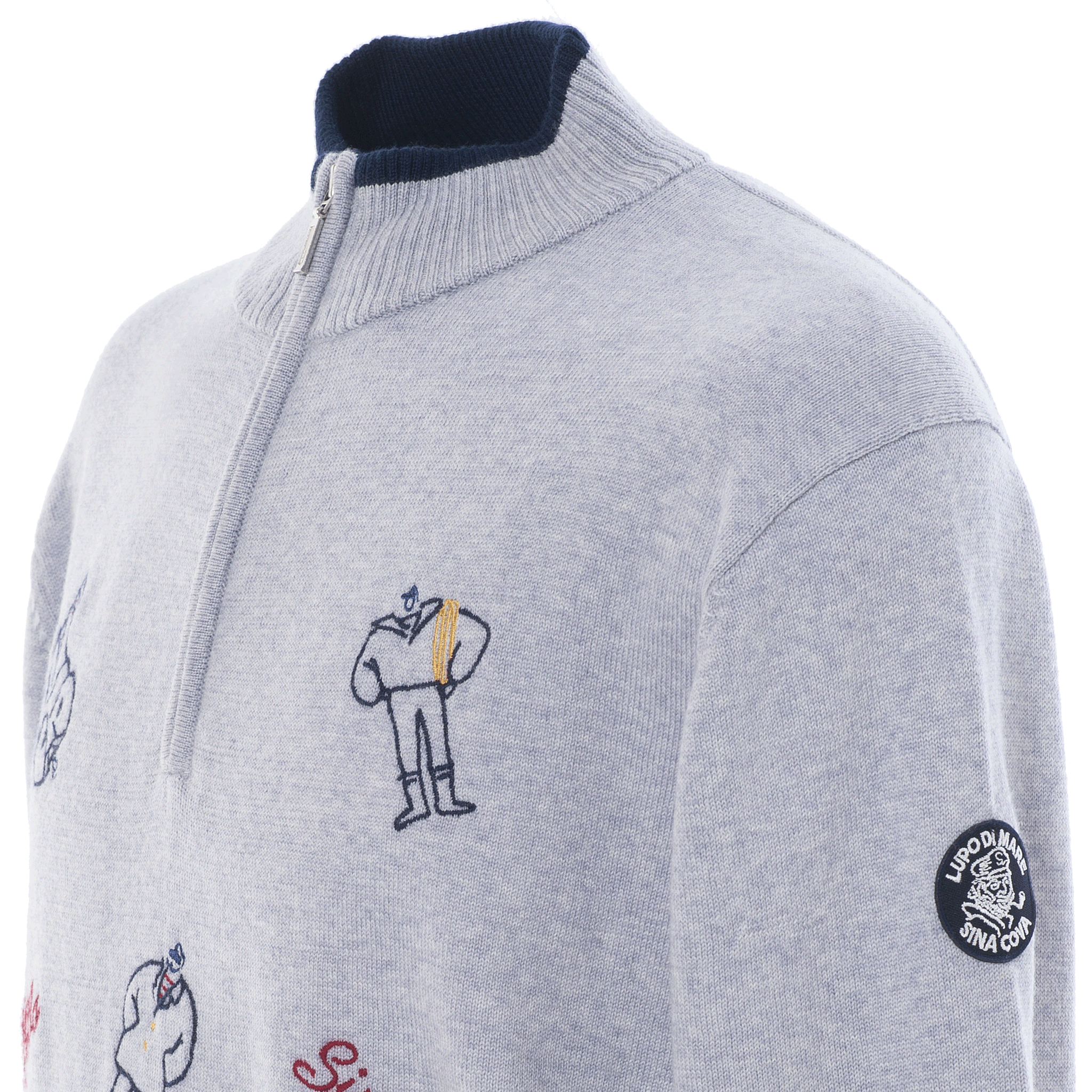 【アウトレット】 ハーフZIP セーター 22222010