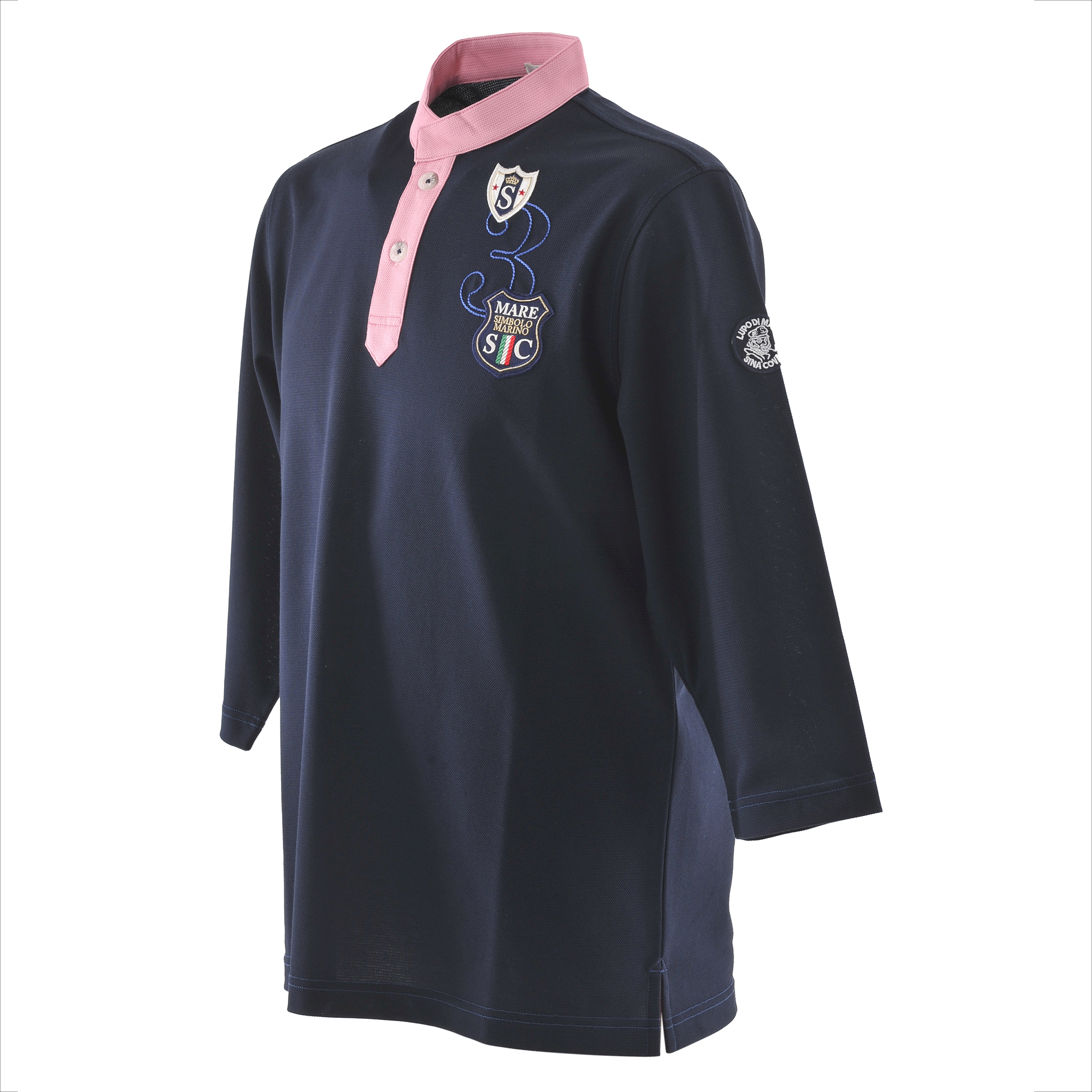 [Official] SINA COVA 7 -minute sleeve stand color shirt 23110040