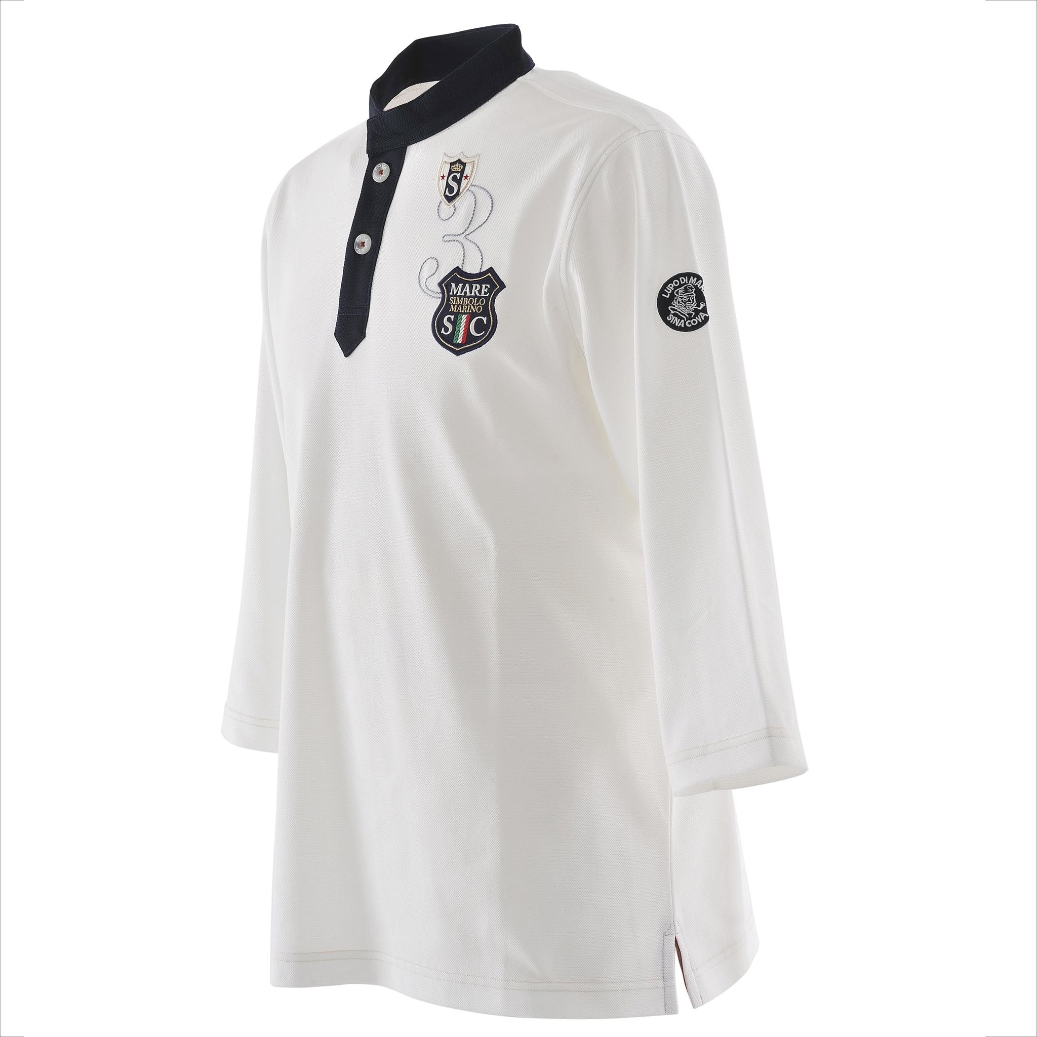 [Official] SINA COVA 7 -minute sleeve stand color shirt 23110040