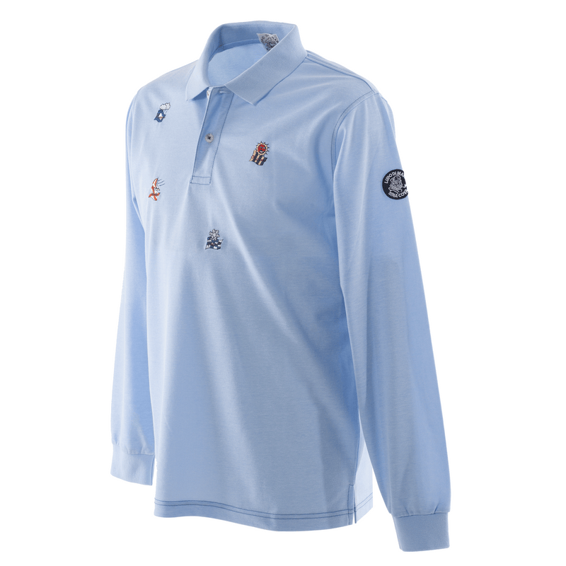 [Official] Shinakoba (SINA COVA) Long -sleeved polo shirt water absorption / quick -drying -alpha 23120040