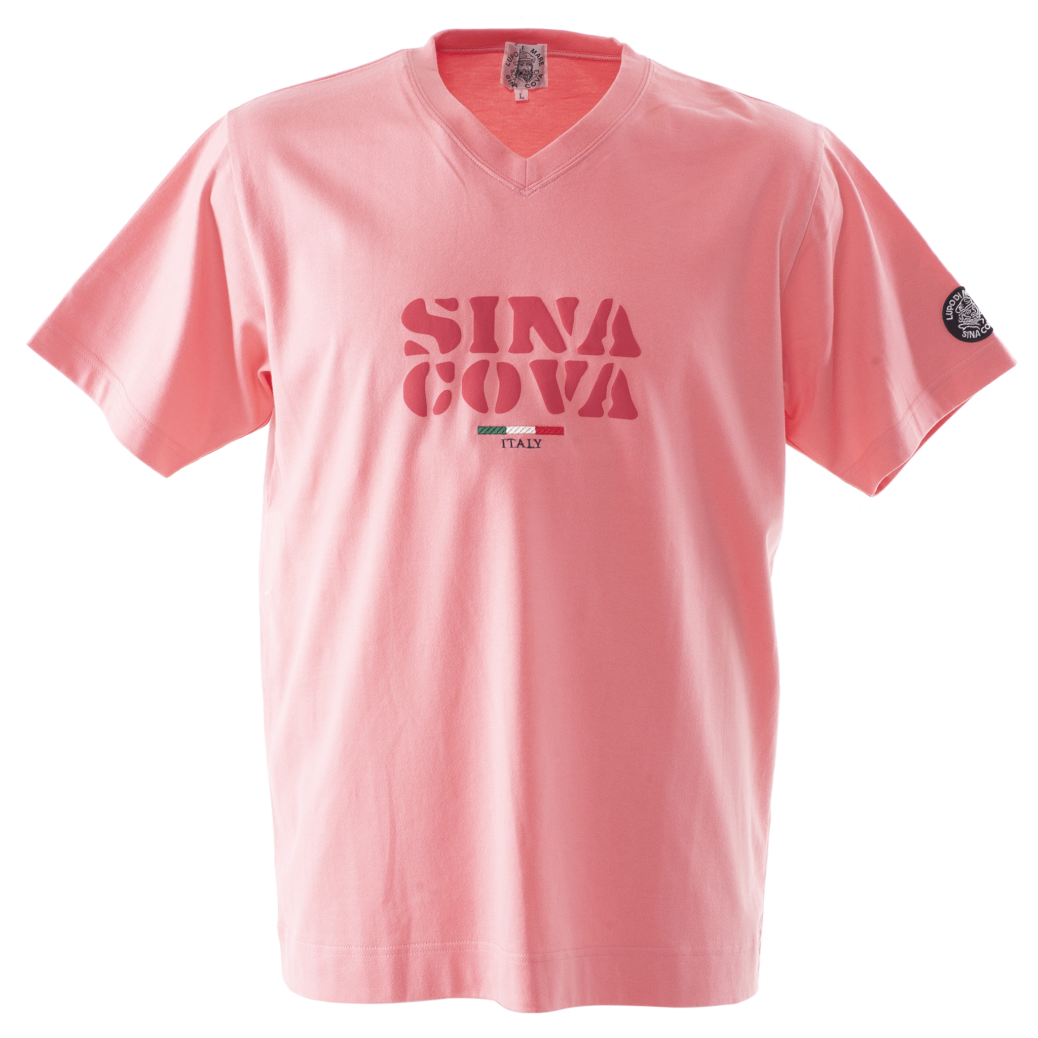 [Official] SINA COVA V-neck short-sleeve T-shirt 100% cotton 23120560
