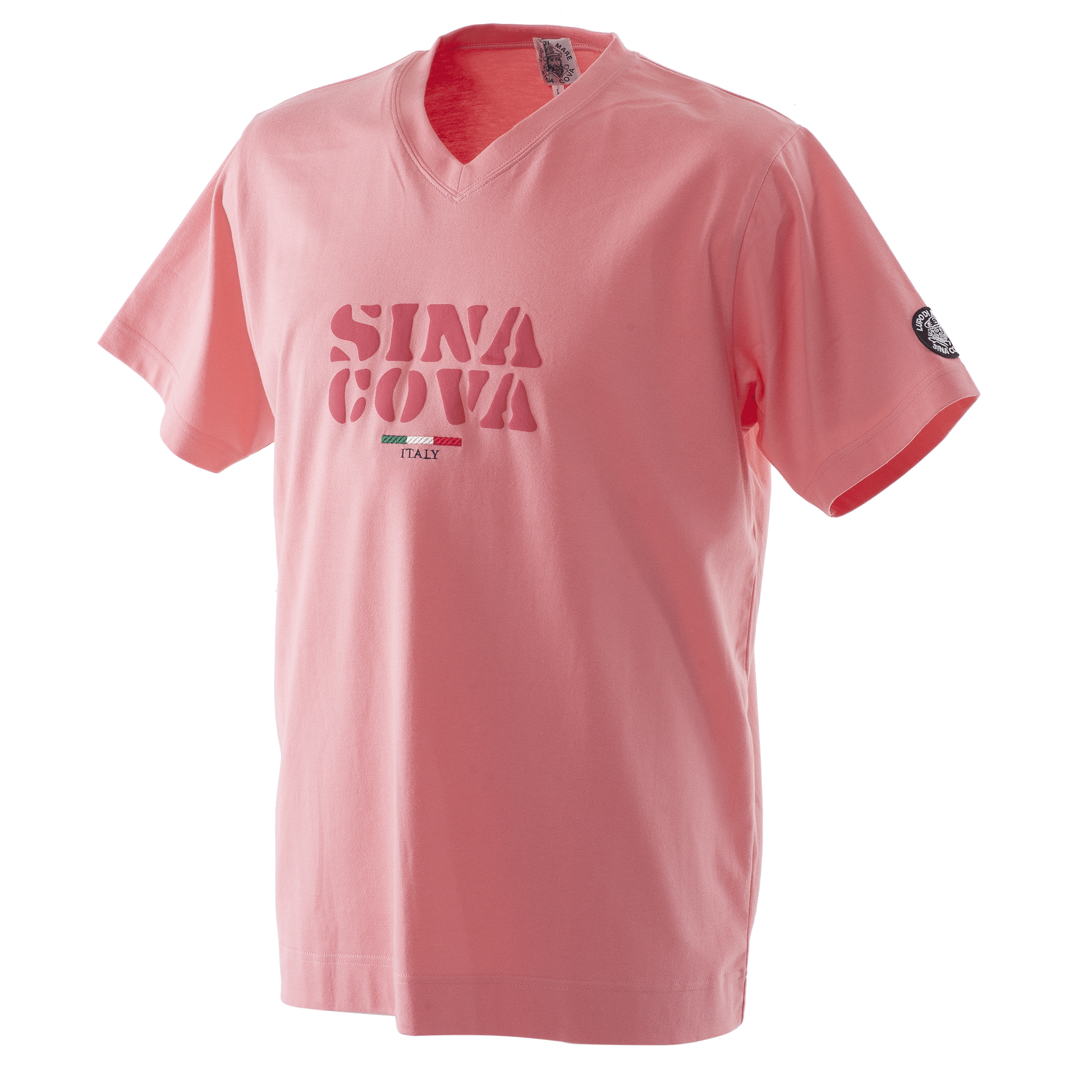 [Official] SINA COVA V-neck short-sleeve T-shirt 100% cotton 23120560
