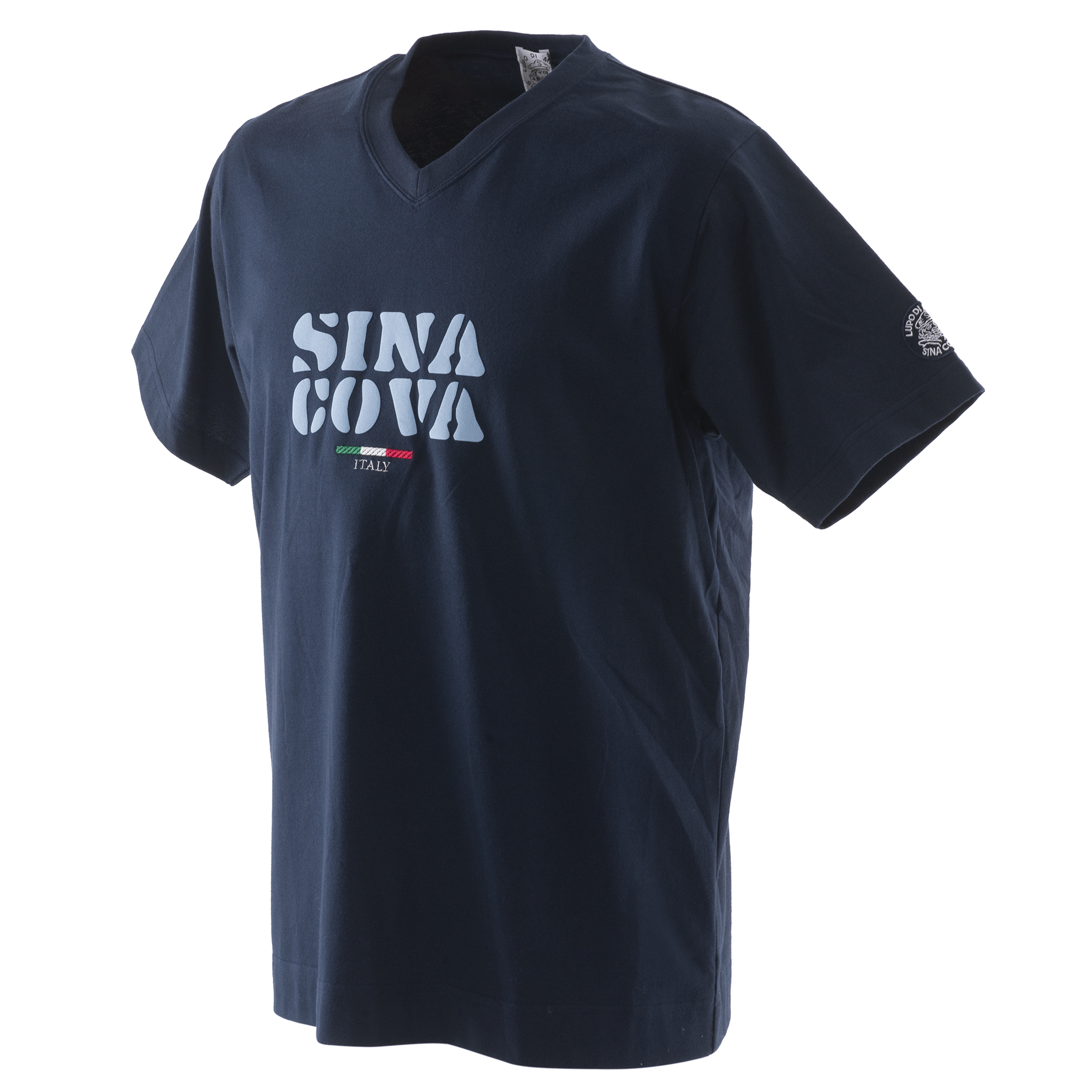 [Official] SINA COVA V-neck short-sleeve T-shirt 100% cotton 23120560