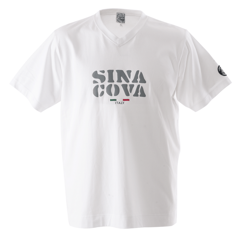 [Official] SINA COVA V-neck short-sleeve T-shirt 100% cotton 23120560