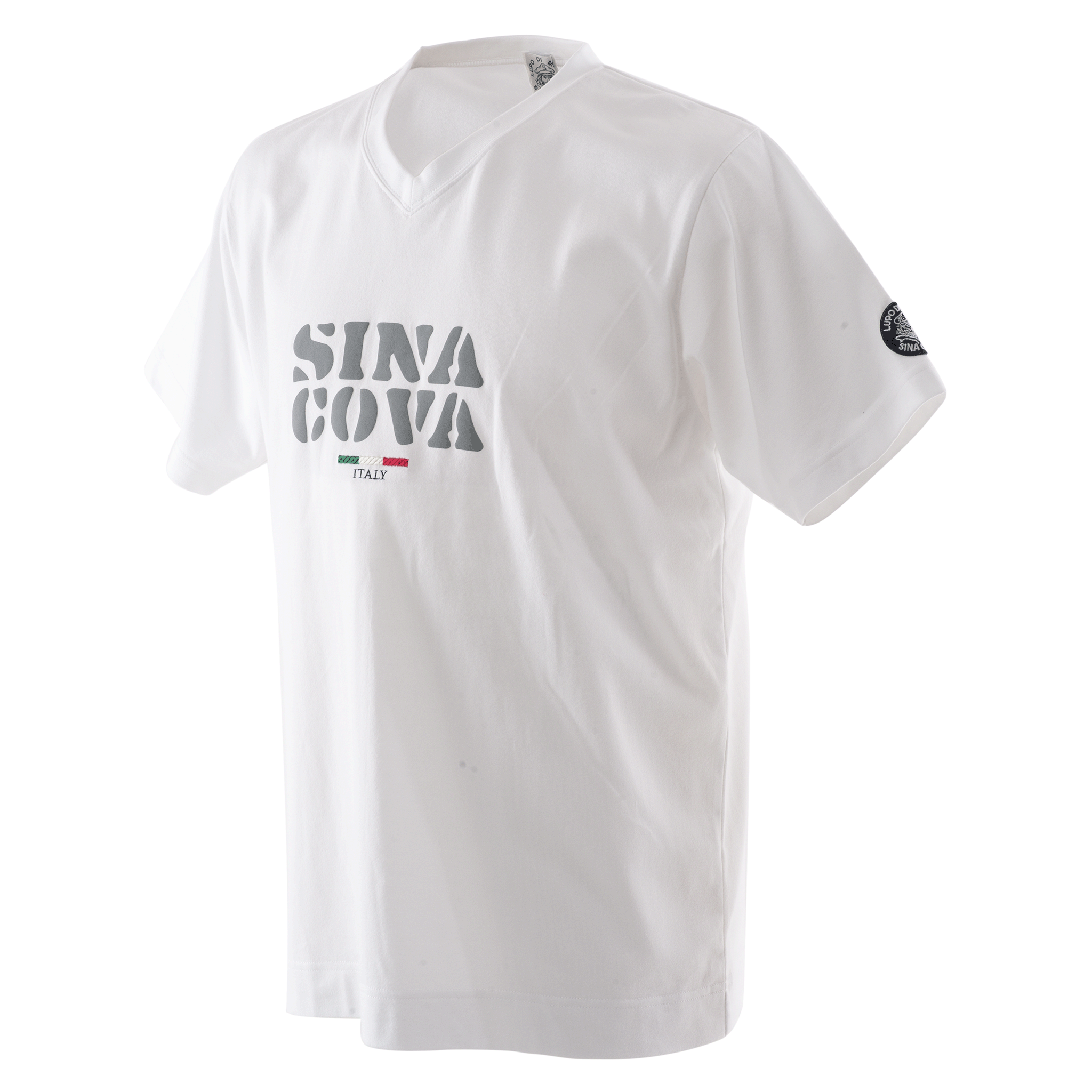 [Official] SINA COVA V-neck short-sleeve T-shirt 100% cotton 23120560