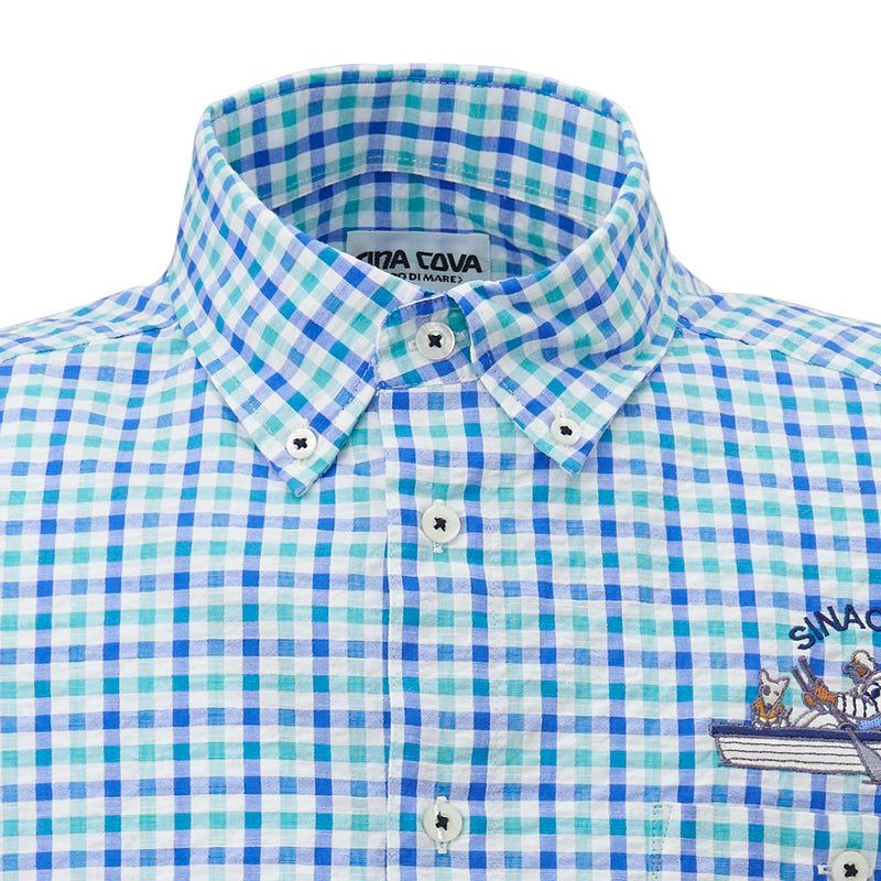 Short -sleeved button down shirt 22124530