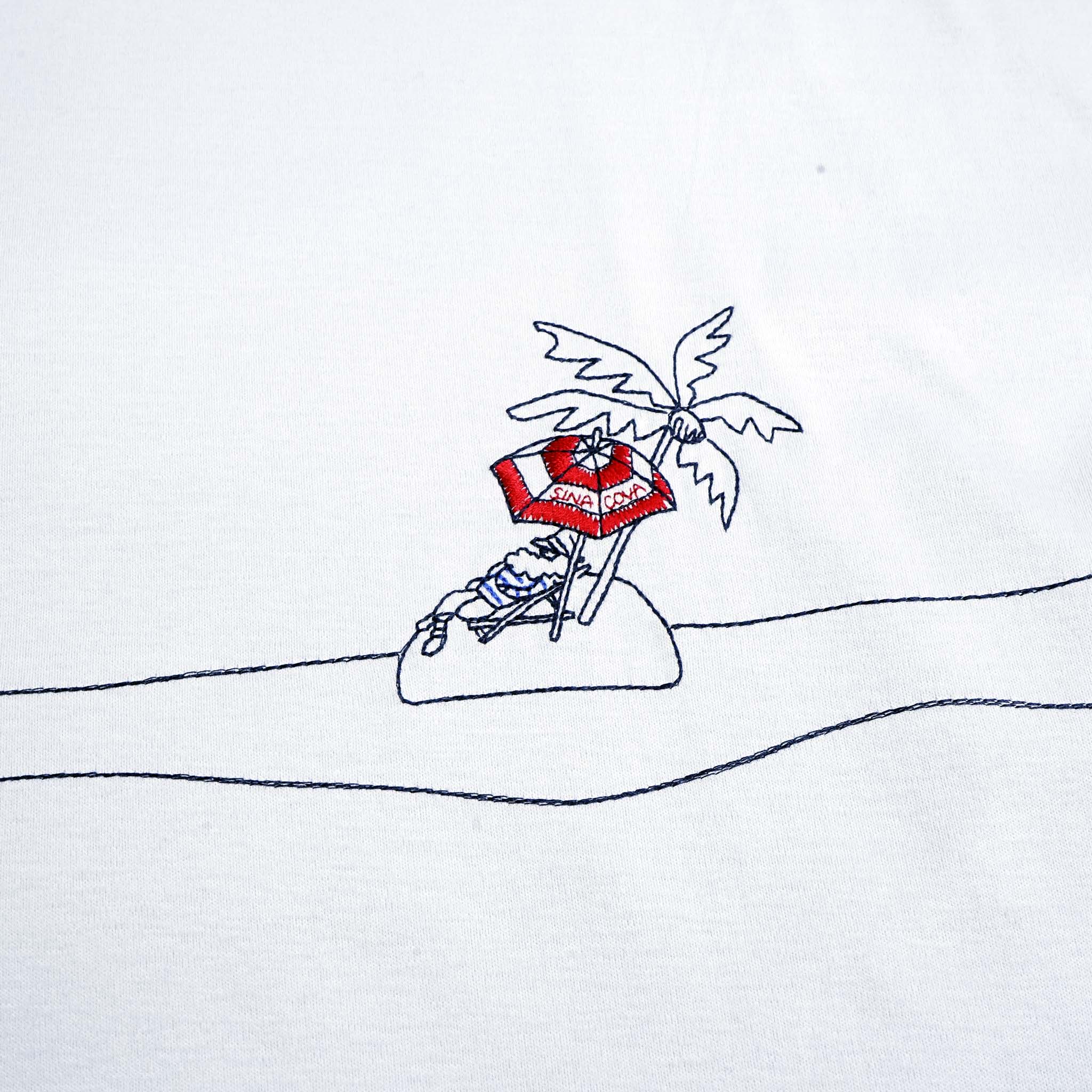 Ladies High Neck Wide T -shirt 22180510