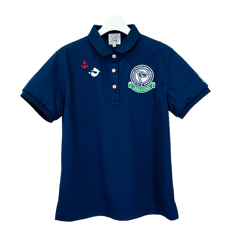 Ladies short sleeve polo shirt 22180573