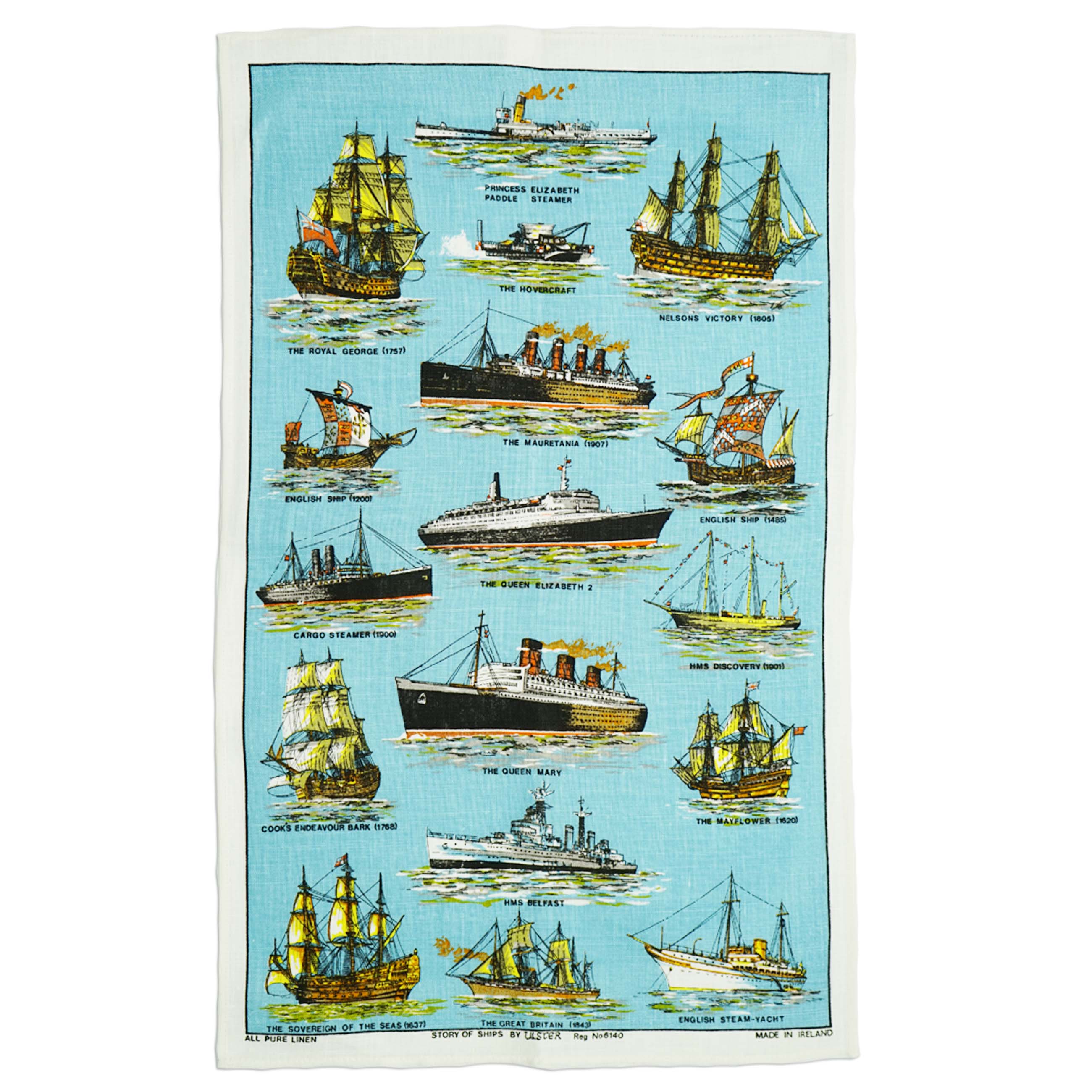 Tea towel Story of Ships 57000660